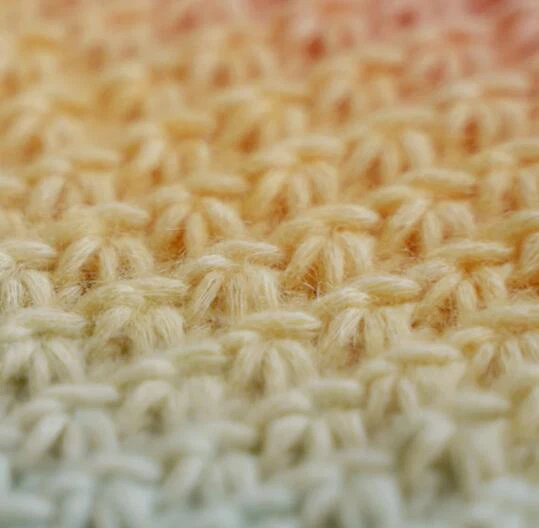 Thick wool yarn
