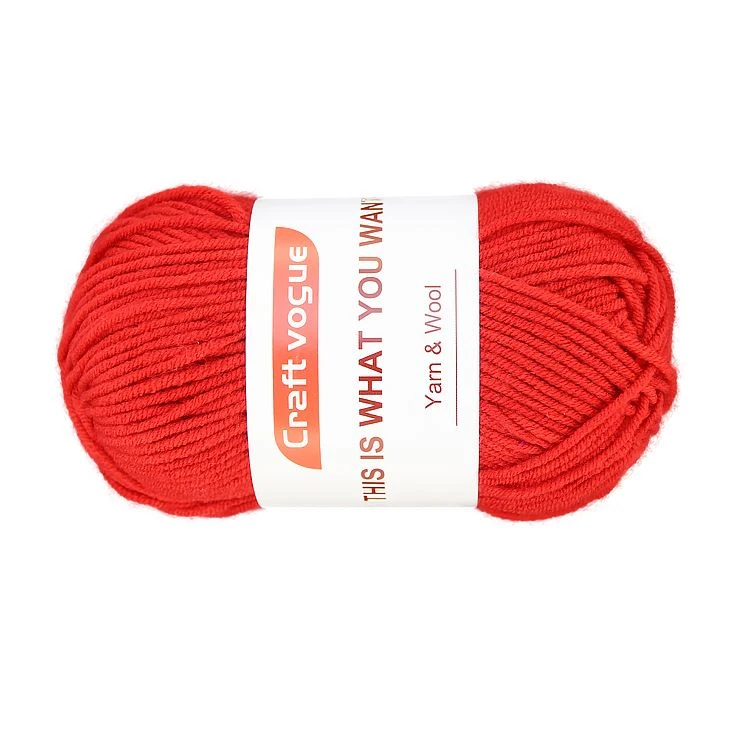 What are the properties of acrylic yarn?