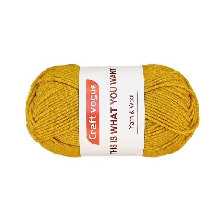 red acrylic yarn