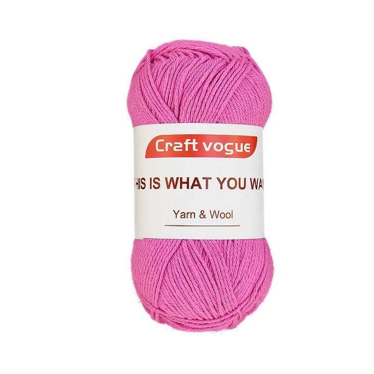 100 cotton yarn for crochet