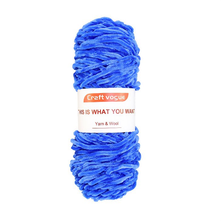 Chunky Knit Velvet Yarn