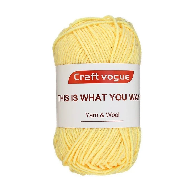 50 cotton 50 acrylic yarn