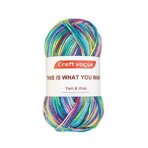 Multicolor Acrylic Knitting Yarn