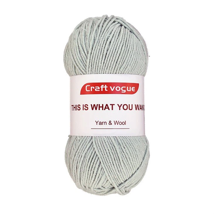 cotton wool blend worsted yarn