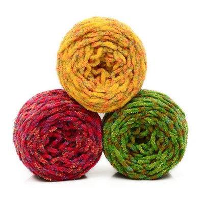 Colorful Chenille Velvet Yarn